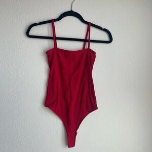 Brandy Melville Red Bodysuit